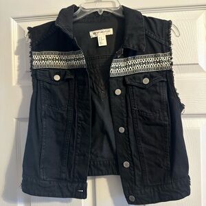 H&M Black Coachella Collection Vest